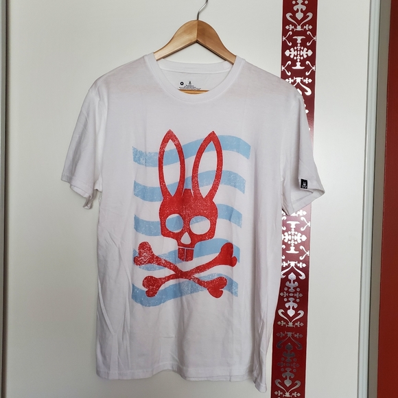 Psycho Bunnt T-shirt. White. Medium. - Picture 8 of 8